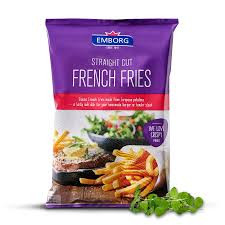 EMBORG STRAHT CUT FRENCH FRIES 2.5KG  X1
