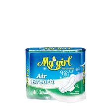MY GIRL SANITARY PAD AIR BREATH 8PCS 280MM X1
