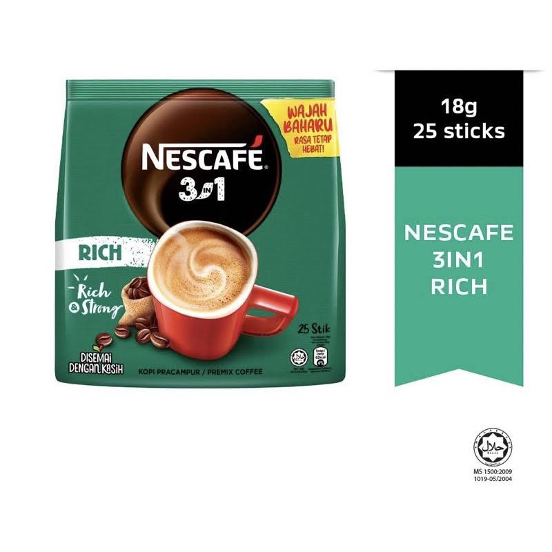 NESCAFE 3IN1 RICH KAW&STRONG (18GX25) X1