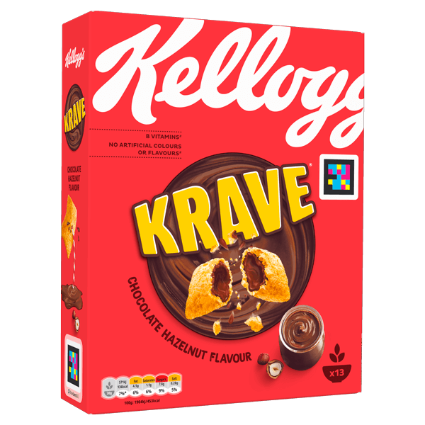 KELLOGGS KRAVE CHOCOLATE HAZELNUT 410GX1