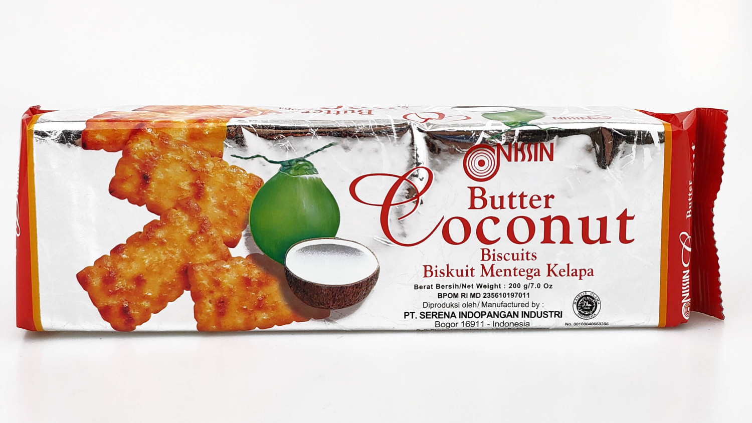 NISSIN BUTTER COCONUT BISCUIT 200GX1
