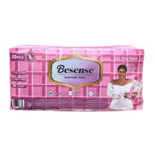 BESENSE SANITARY PAD(PINK) 30PCS X1