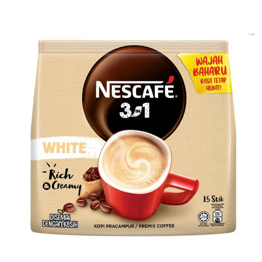 NESCAFE 3IN1 WHITE RICH CREAMY (32GX15)X1