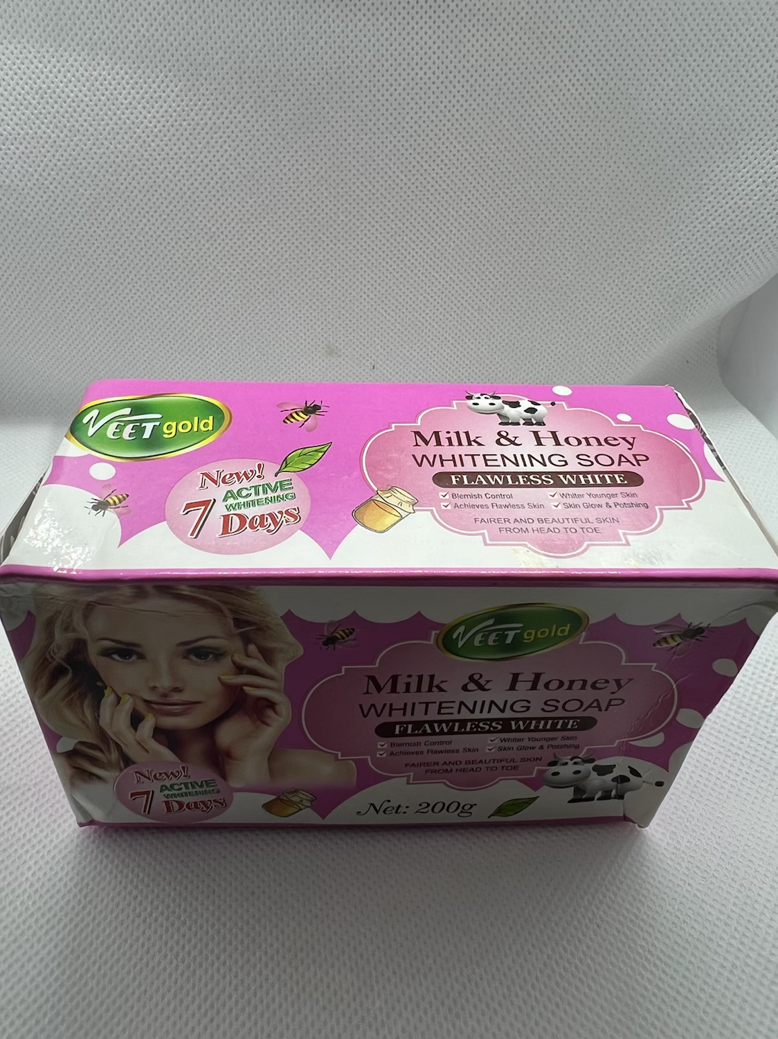 VEET GOLD MILK&HONEY WHITENING SOAP200G