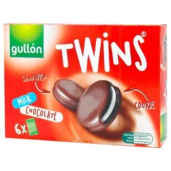 GULLON TWINS MILKS CHOCOLATE COOKIES 252GX1X1