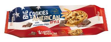 BIG COOKIES IN AMERICAN STLE WITH CHOCO CHIPS 225GX1
