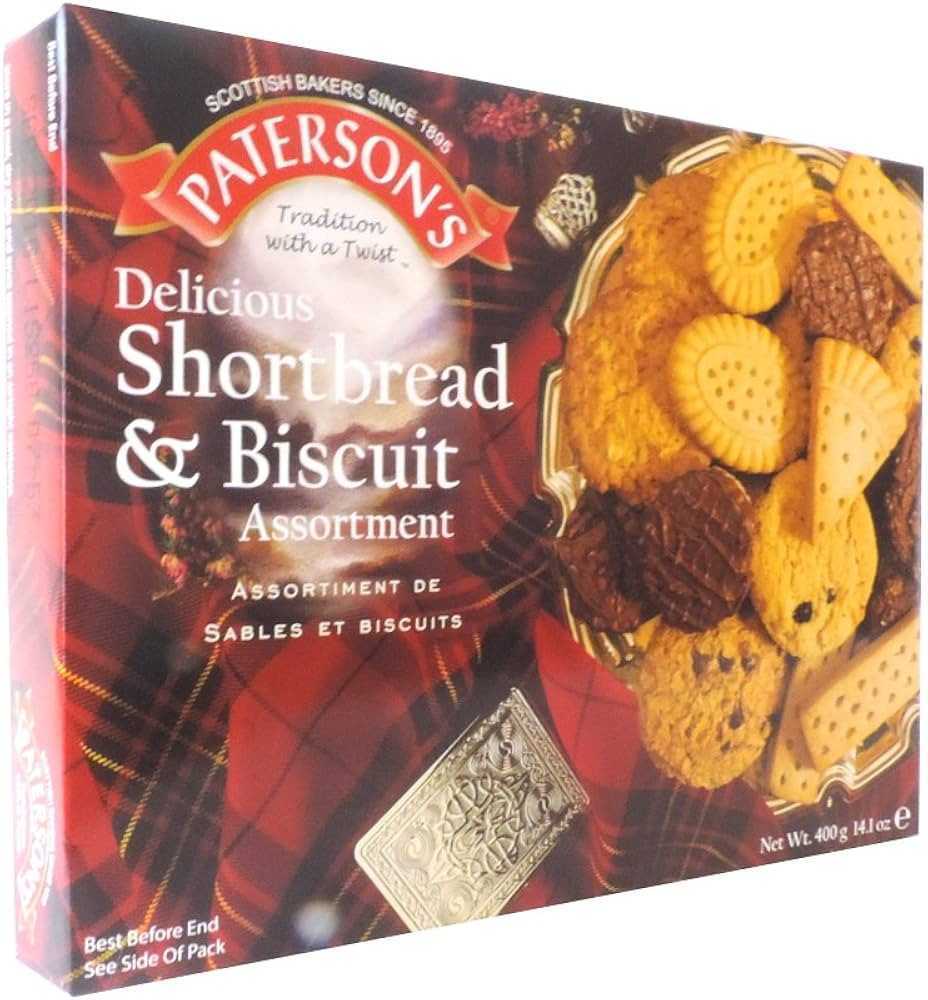 PATERSON'S SHORTBREAD AND BISCUIT SHARING ASSORTMENT 400G X1