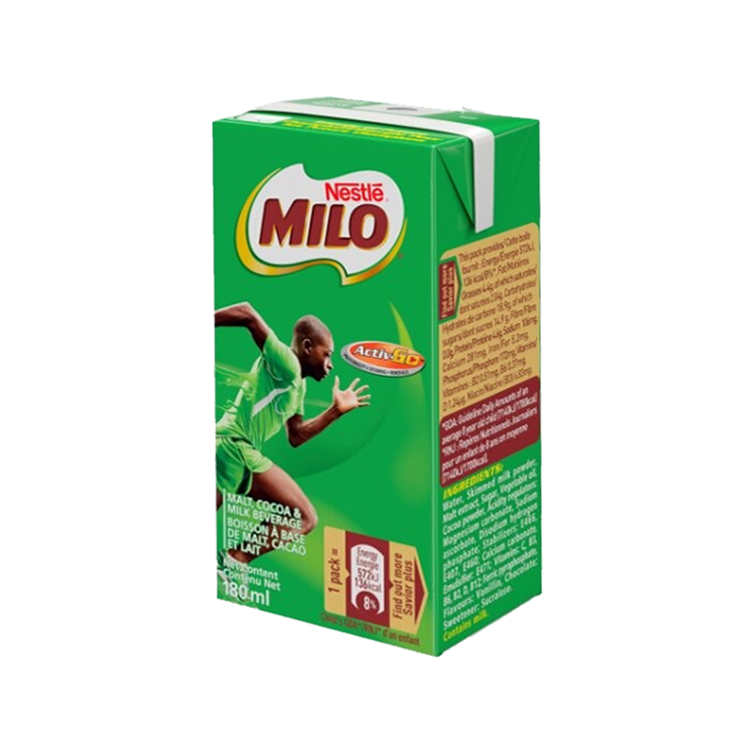 NESTLE MILO ACTIVE GO DRINK 180ML X1 EACH