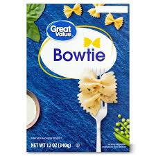 GREAT VALUE BOWTIE PASTA 340G X1