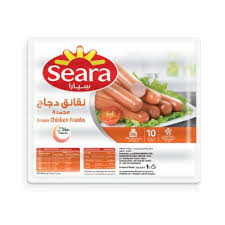 SEARA FROZEN CHICKEN FRANKS SAUSAGE 340G  X1