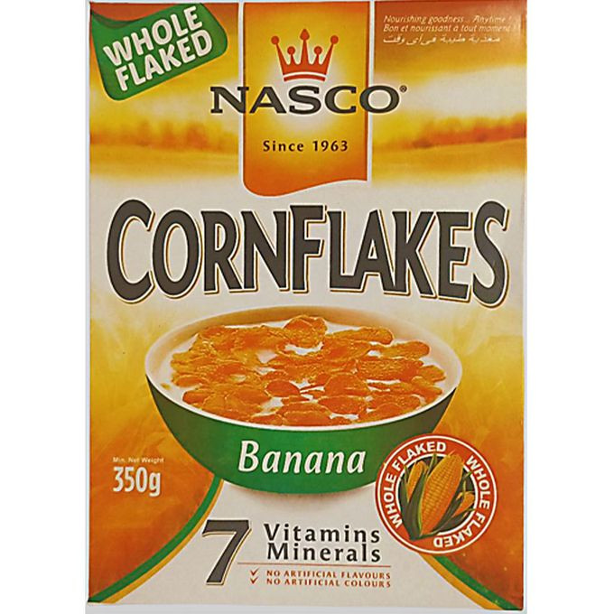 NASCO CORNFLAKES BANANA 350G X1