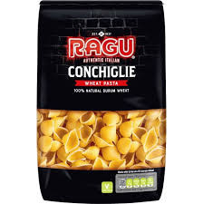 RAGU SPAGHETTI CONCHIGLIE WHEAT PASTA 750G X1