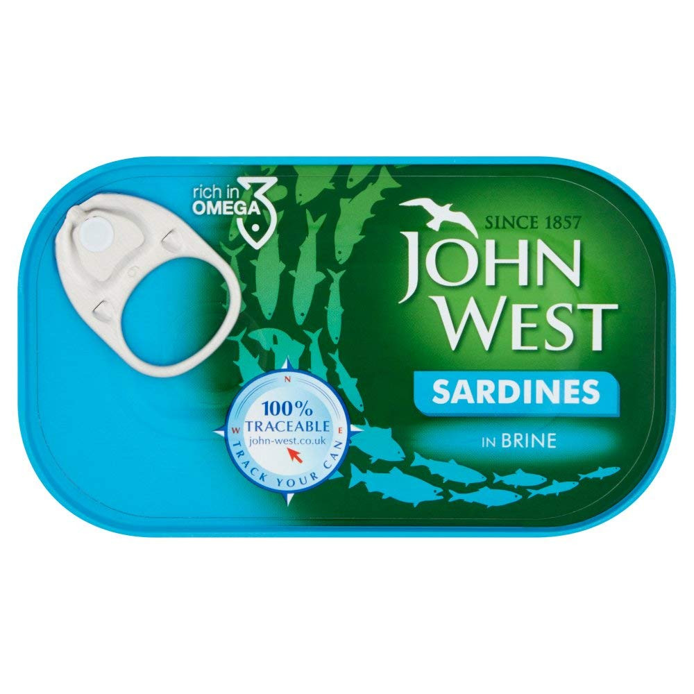 JOHN WEST SARDINES IN BRINE 120G X1