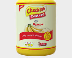 CHECKERS CUSTARD BANANA JAR 400GMX1