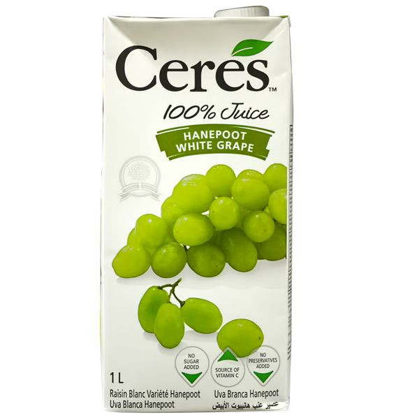 CERES WHITE GRAPE FRUIT JUICE 1LX1