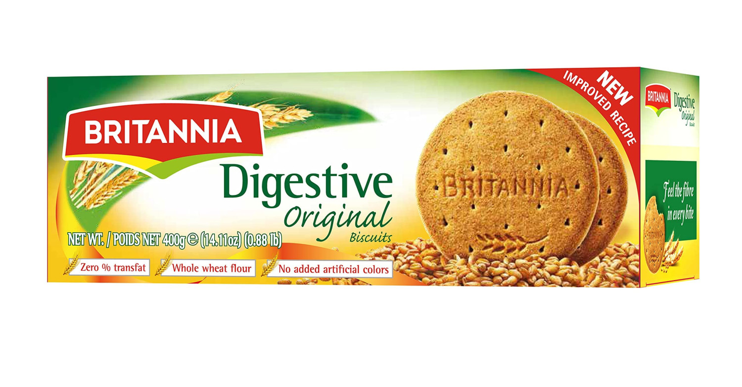 BRITANINIA DIGESTIVE S/FREE BISCULT 350GX1