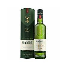 GLENFIDDICH 12YRS SINGLE MALT S|W 70CLX1