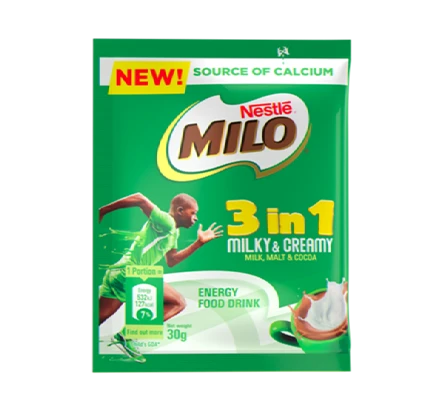 NESTLE MILO 3IN1 MILKY&CREAMY 30GX1 EACH