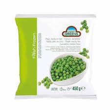 GREENS FRESH FROZEN FINE MEDIUM PEAS 450G  X1